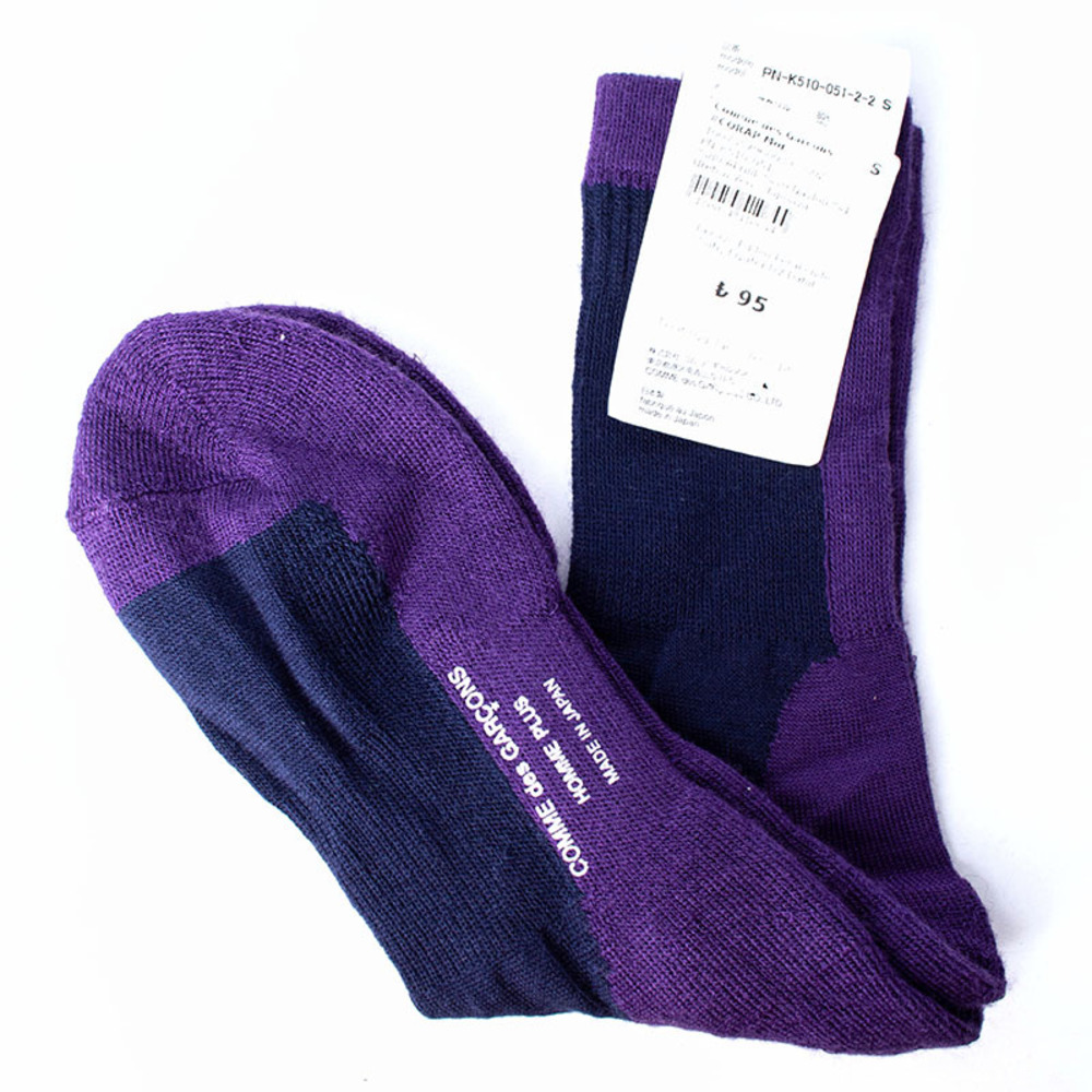 Comme Des Garcons Socks Men Plum